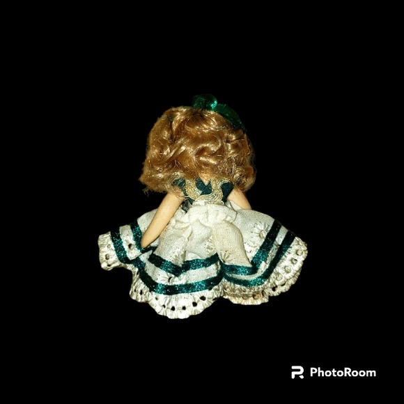 Antique Fancy Freinds Collectibles Mini Jointed Bisque Porcelain Doll - Picture 2 of 8